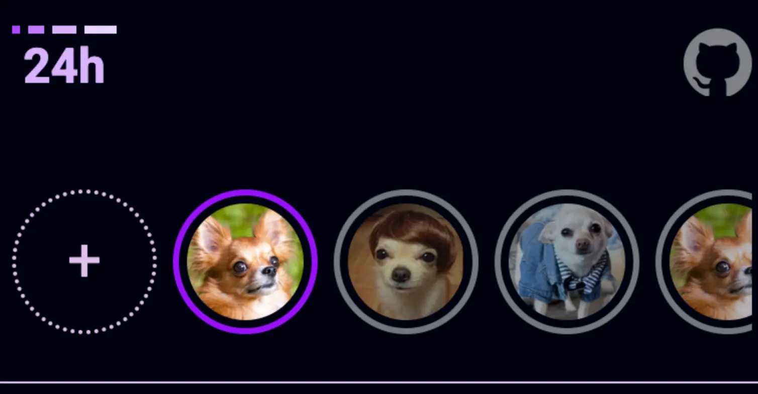 Screenshot of 24h web app